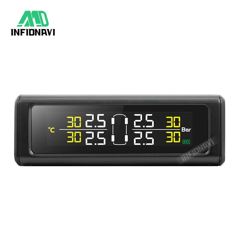 Infidnavi умный автомобиль TPMS система контроля давления в шинах внутренний/внешний