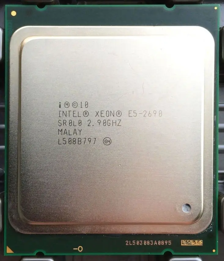 Процессор intel Xeon E5 2690 2 9 ГГц 20 Мб кэш-памяти LGA 2011 SROLO C2 серверный ЦП | Компьютеры и