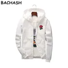 Женская ветровка с капюшоном и цветными вставками, модная повседневная верхняя одежда размера плюс на молнии для осени, 2018