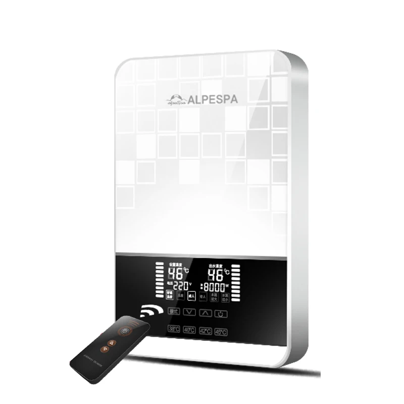 8500 Вт Электрический кухонный проточный водонагреватель для душа мгновенный