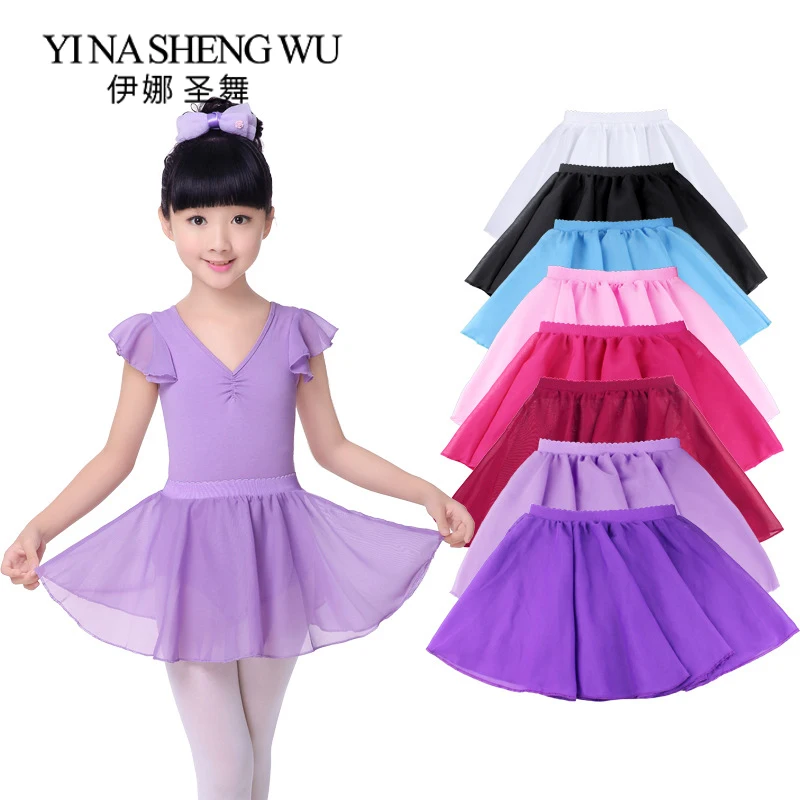 

Ballet Leotards Girls 1Pc Tutu Kids Ballet Tutu Chiffon Dancing Skirt Children Dance Practice Dresses Ballet Dance Leotard Dress