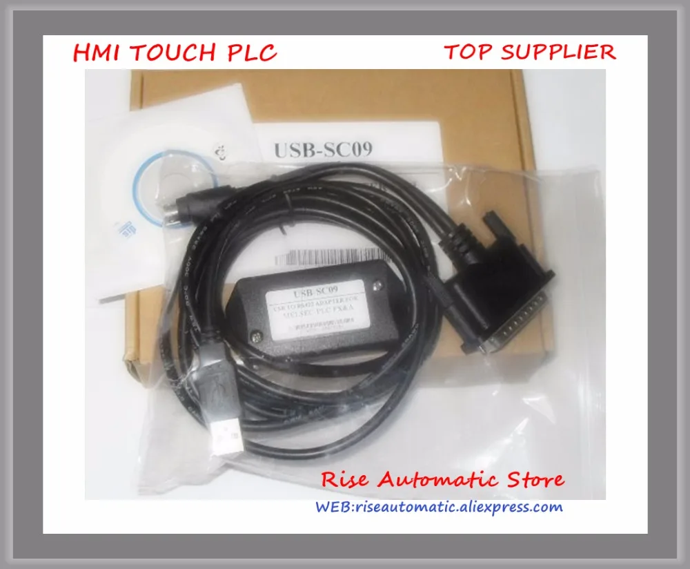 

Programming Cable USB-SC09 RS422 PLC For FX And A Series USBSC09 USB-SC09-FX New With Indicator Support Win98 200 XP Vista Win78