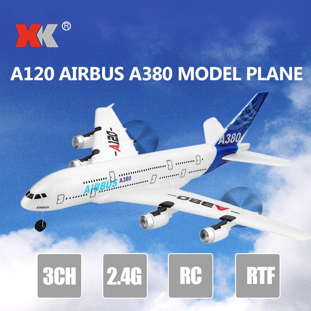 

Модель самолета Wltoys Xk A120 с фиксированным крылом, 2,4 ГГц
