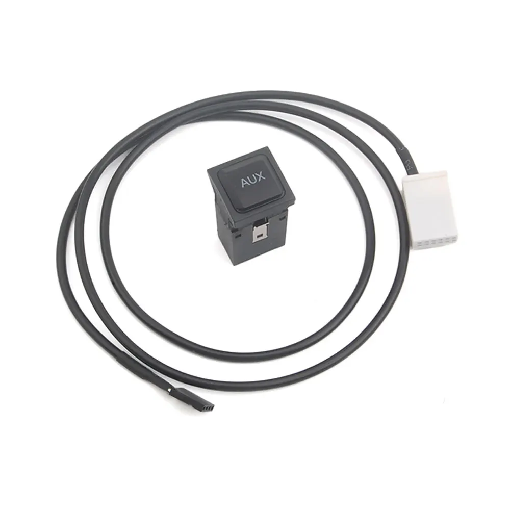 Для Volkswagen Jetta Tiguan MK5 Golf GTI автомобильный аудио AUX USB переключатель + кабель 5KD035724 для