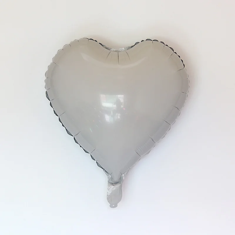 18 дюймов белый в форме сердца Фольга шар любви Свадьба Happy День рождения