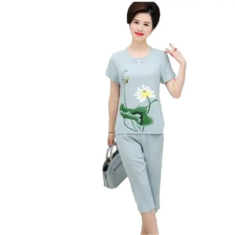 2017 новая женская летняя одежда костюм с коротким рукавом куртка большого размера