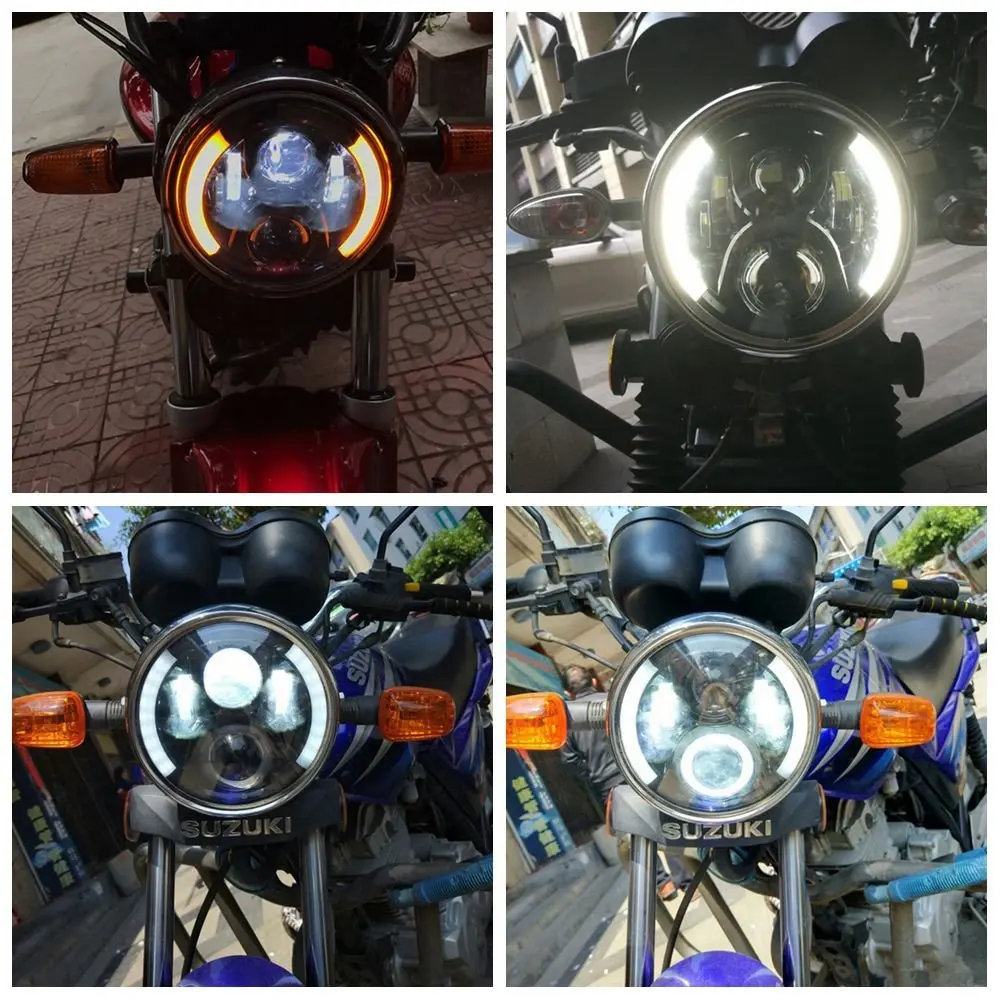 

DOT 7 inch LED Motorcycle Headlight For Street Glide Softail FLHX For Jeep Hummer Lada Niva 4X4 Offroad