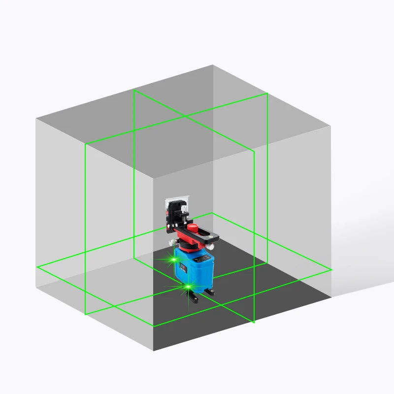Leter 3D зеленый лазерный уровень