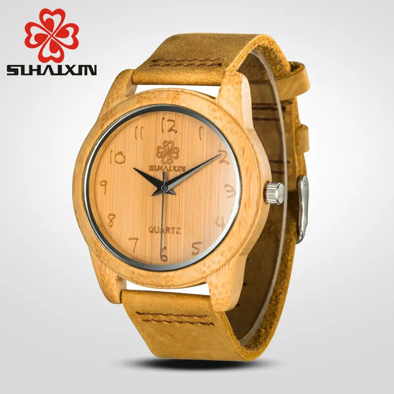 SIHAIXIN деревянные часы кварцевые мужские Montre Homme 2019 бамбуковые современные