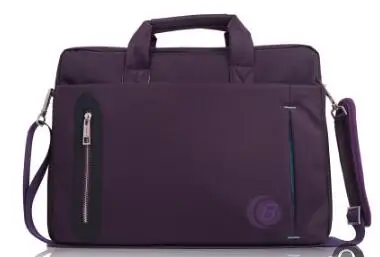 Purple 2619 Водонепроницаемая нейлоновая 15,4 15,6 17 17,3 дюймов сумка на плечо для ноутбука деловая сумка для мужчин сумка-мессенджер для macbook PRO сумка черная 2619 - Цвет: Purple 2619