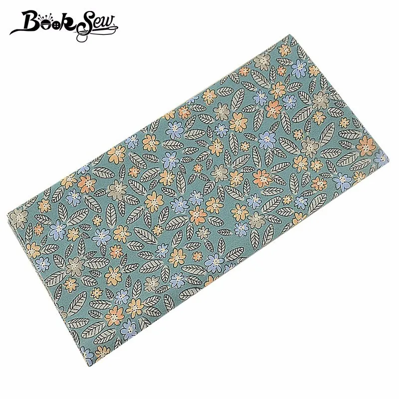 Booksew 100% хлопчатобумажная саржевая ткань цветочный домашний текстиль для шитья