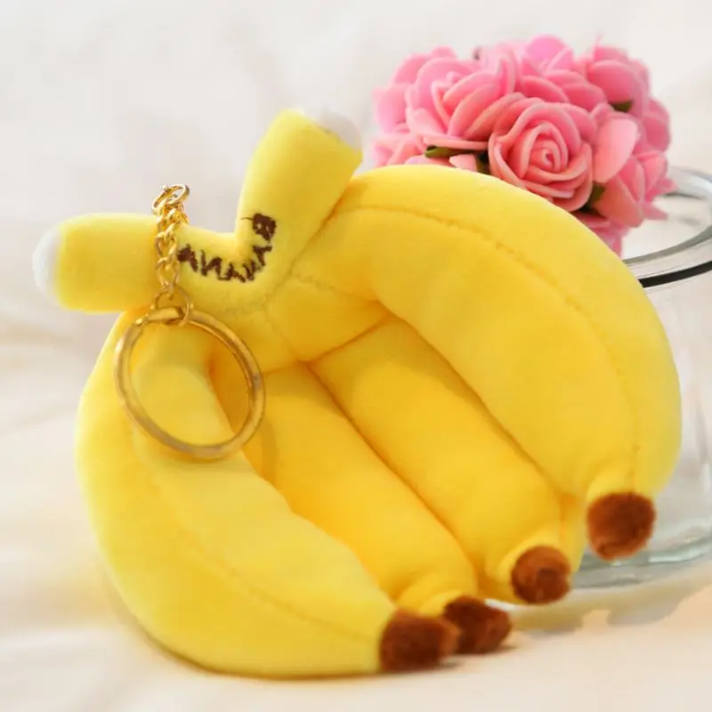 Мини фруктов куклы плюшевая игрушка-овощ яблоко банан клубника перец Оранжевый