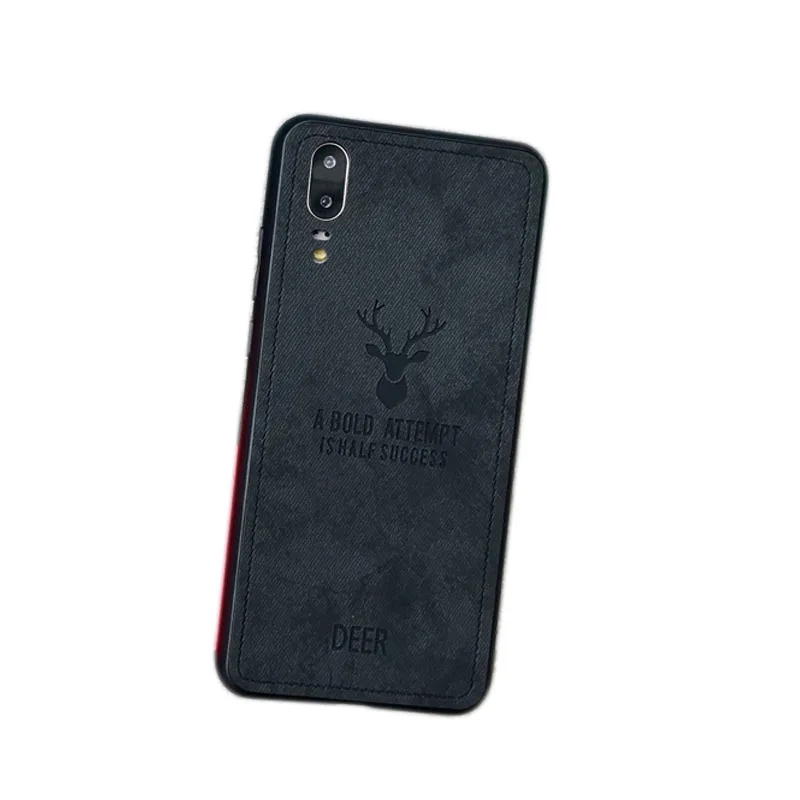 deer black Тканевый чехол для телефона huawei honor view 20 20s 10 v20 v10 9 lite 6x 8x play ретро жесткий чехол-накладка - Цвет: deer black
