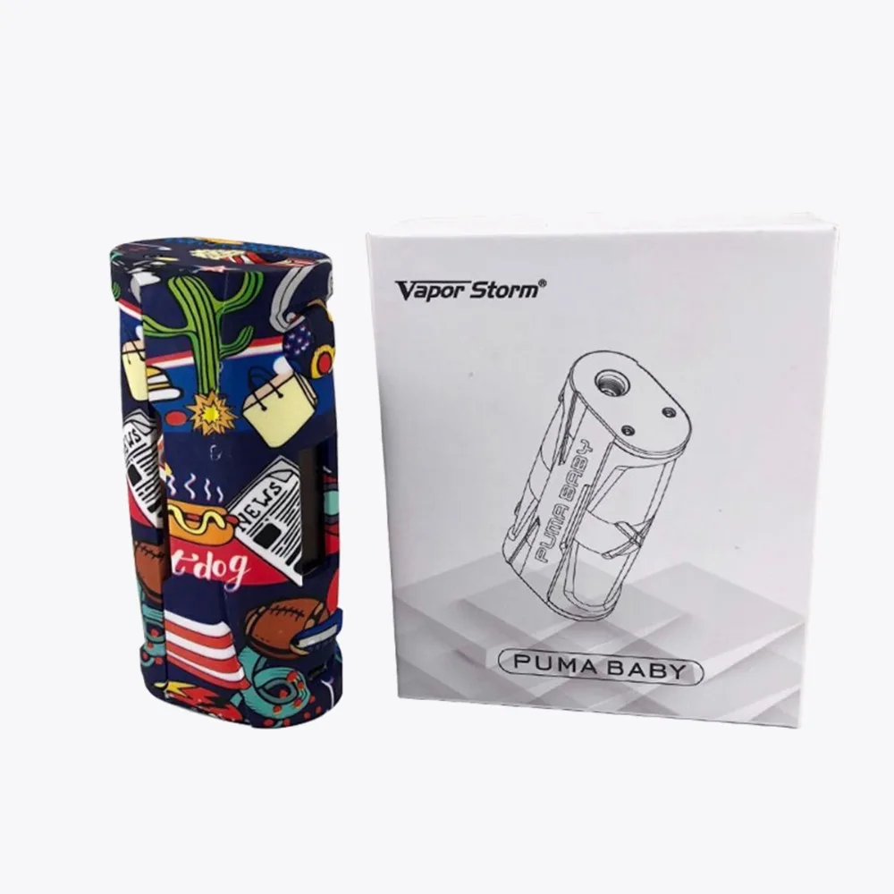 Vapor Storm Puma Baby 80W VW TC Box Mod Fashion Support 18650 Battery Electronic Cigarette RDA RTA Atomizer Vaper Kit Vape Mod
Vapor Storm Puma Baby 80W VW TC Box Mod Fashion Support 18650 Battery Electronic Cigarette RDA RTA Atomizer Vaper Kit Vape Mod