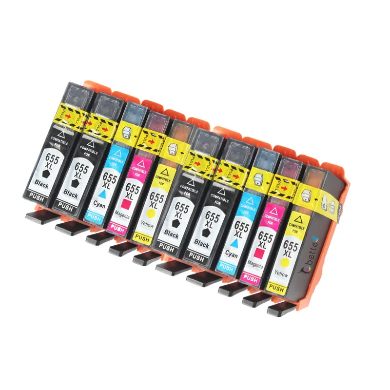 2SET 2BK Pk картриджи для принтеров, запасные части для 655 655XL HP655 HP655XL с чернилами HP Deskjet Ink Advantage 3520 3525 4620 4625 4615 5525 6520 6525 - Цвет: 2SET 2BK