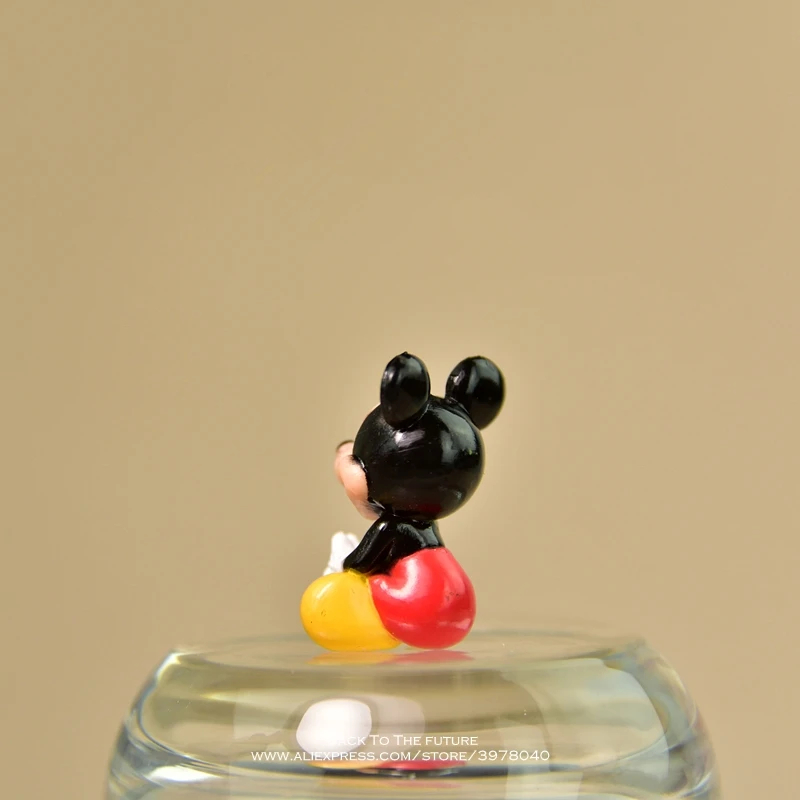 Disney Микки Маус Минни 3 см 2 шт./компл. модель аниме кукла ПВХ фигурки аксессуары
