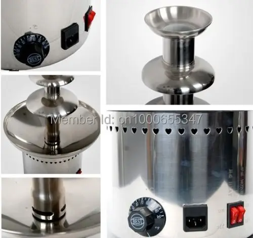 Новый большой 4 уровневый праздничный коммерческий шоколадный фонтан высотой 60