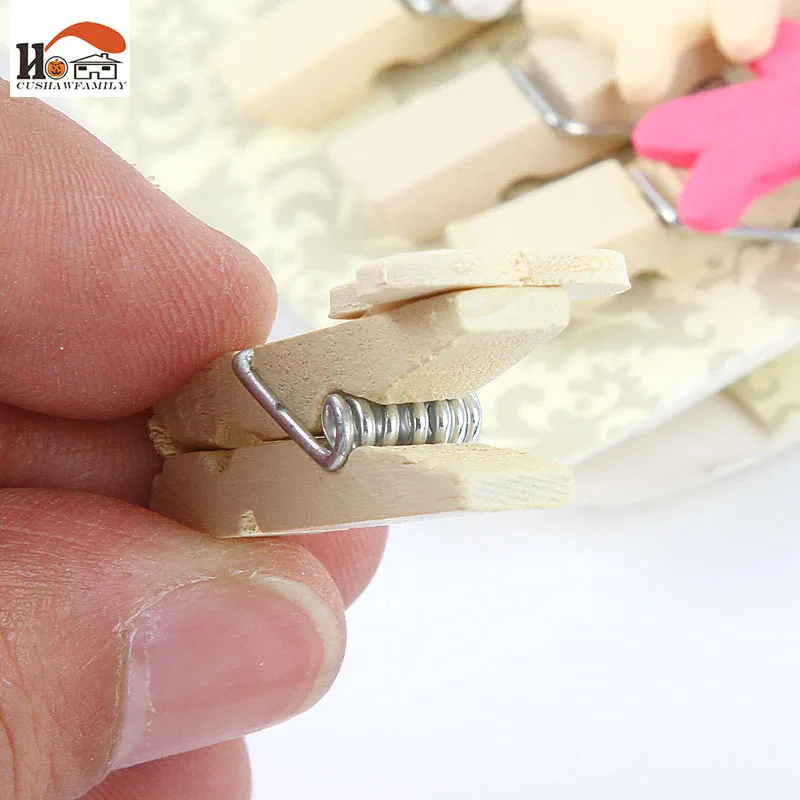 10 шт. мини маленький медведь деревянный зажим фото бумага ремесло зажимы сделай