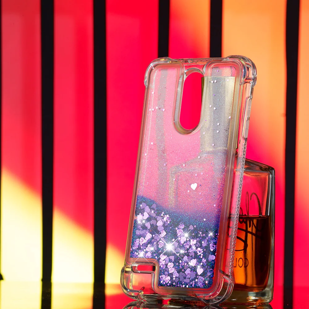 Блестящий чехол для LG K9 K 9 милый Блестящий звезды динамичный, жидкий песок бампер чехол для LG X2 Мягкие силиконовые чехлы для телефонов LGK9