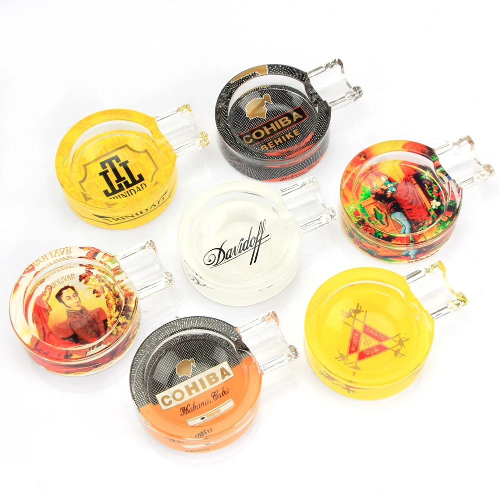 COHIBA пепельница кристалл карманные пепельницы классический автомобиль один