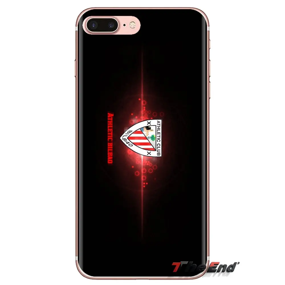 Спортивный клуб bilbao fc Логотип для Xiaomi Redmi 4A S2 Note 3 3S 4 4X 5 Plus 6 7 6A Pro Pocophone F1 прозрачный