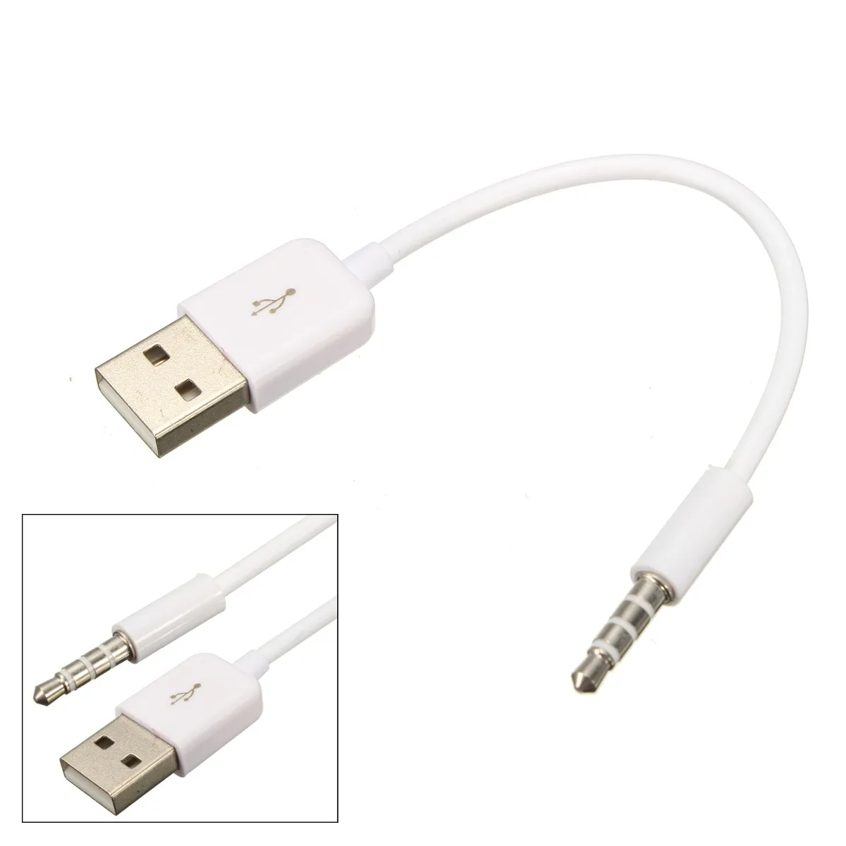 Автомобильный внедорожник MP3 3 5 мм штекер AUX аудио разъем USB 2 0 Женский конвертер