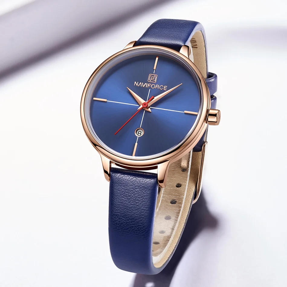 Лидер продаж кожаный ремешок классический стиль кристалл кварца для женщин дамы