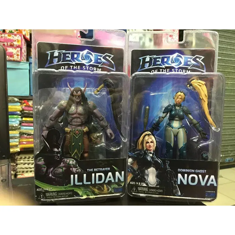 6 дюймов 15 см NECA "Heroes of the Storm" Sylvanas Nova Tyrael Arthas Illidan фигурка модель игрушки