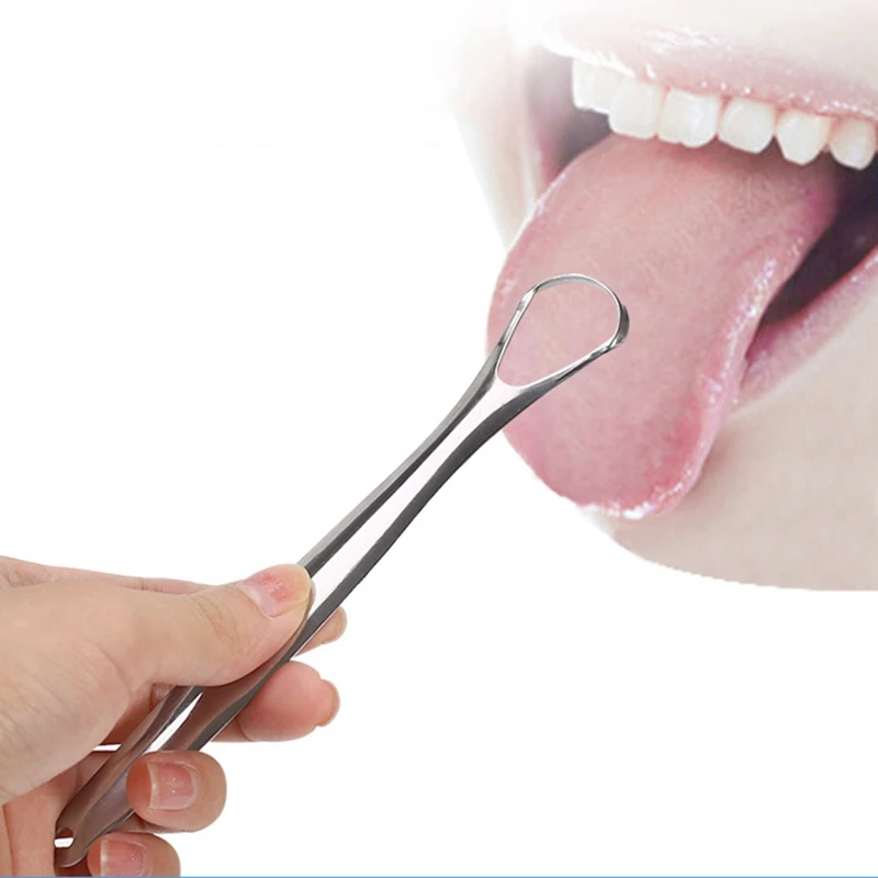 1 шт скребок для языка многоразовые Портативный Нержавеющая сталь полости язык