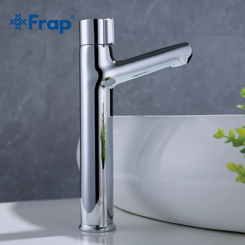 Frap Новое поступление 1 комплект высокий кран для раковины на бортике