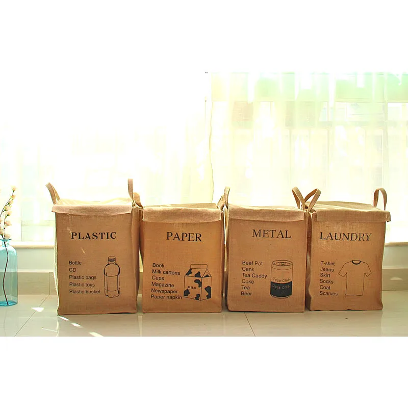 Закка Линен буквы квадратные сумки для хранения одежды складные дорожные белья