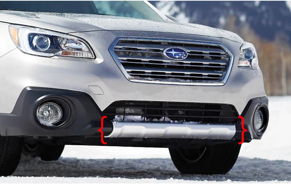Для Subaru Outback до Передний Задний бампер противоскользящая защитная пластина абс пластиковый бампер накладка автомобильные аксессуары 1 шт