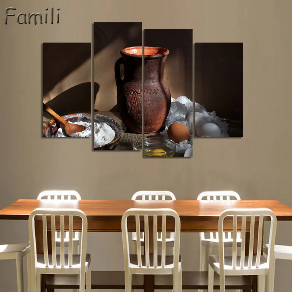 Набор для рисования на холсте Джем и еда 4 картины|art pictures|picture for kitchenkitchen pictures |