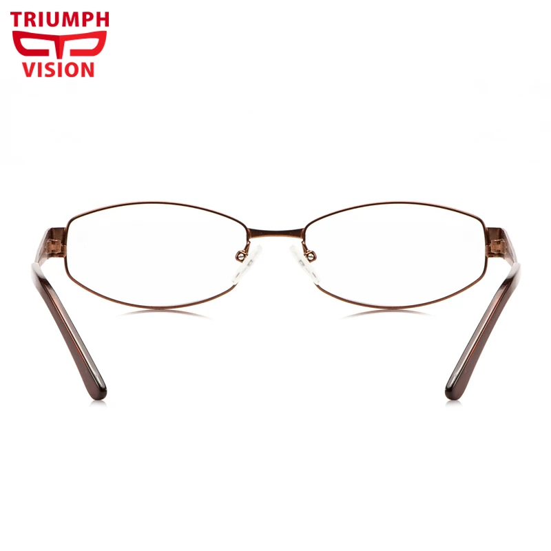 Очки овальные женские с диоптриями TRIUMPH VISION компьютерные фотохромные очки для