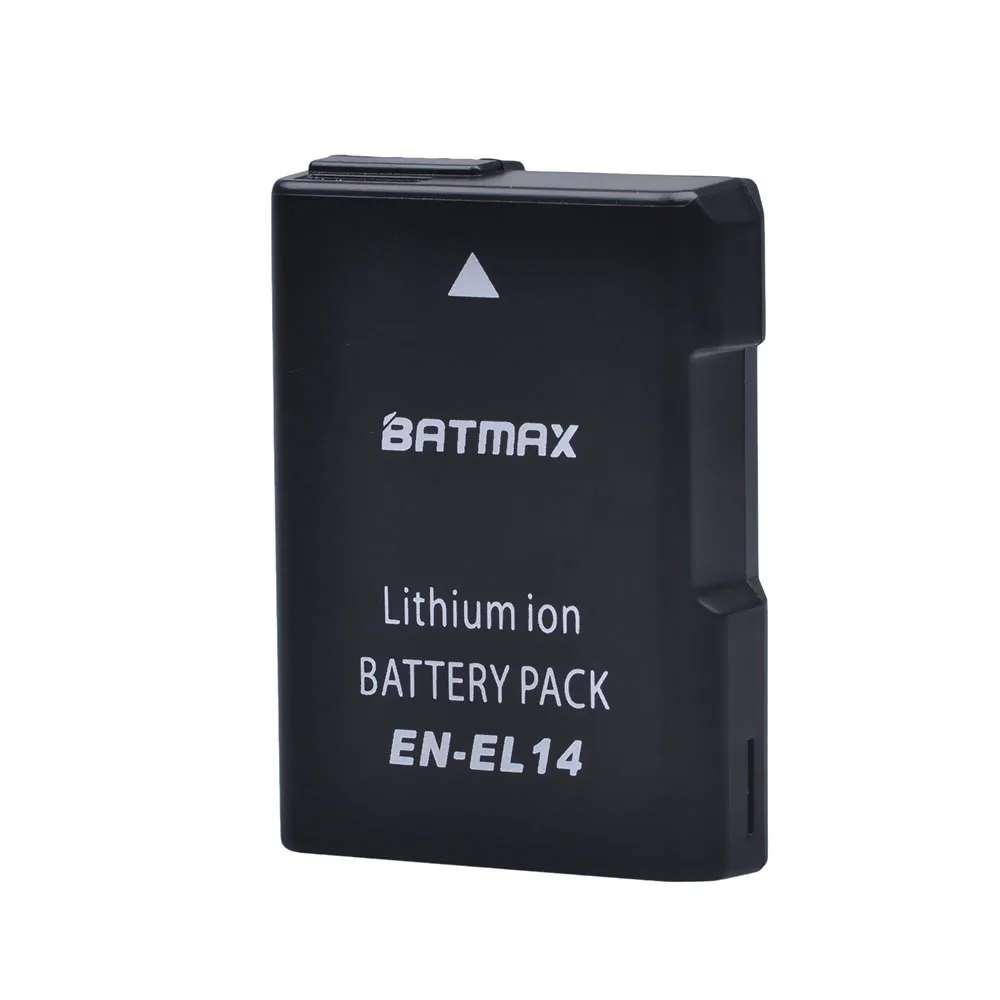 

Batmax 1200mAh EN-EL14 EN-EL14A Camera Battery for Nikon D3100 D3200 D3300 D3400 D3500 D5600 D5100 D5200 P7000 P7800
