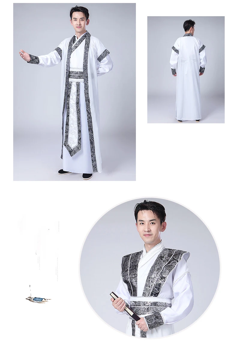 Tangsuit Dynasty Hanfu платье для мужчин традиционная китайская азиатская одежда Танцевальный Костюм праздничные наряды Национальный древний Косплей