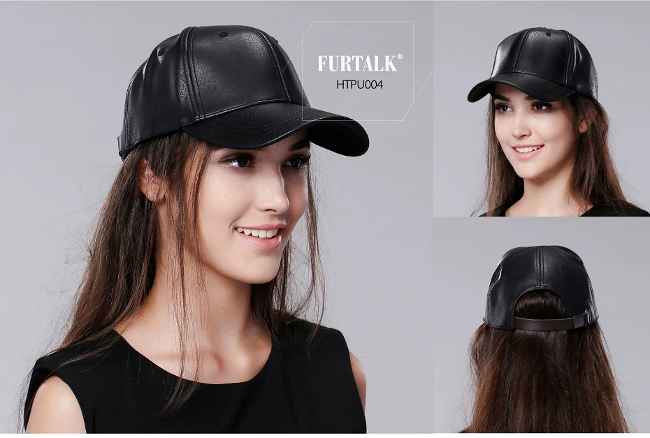 FURTALK высокое качество unisex Регулируемые Твердые colorwomens Бейсболка регулируемая Snapback шапки для женщин