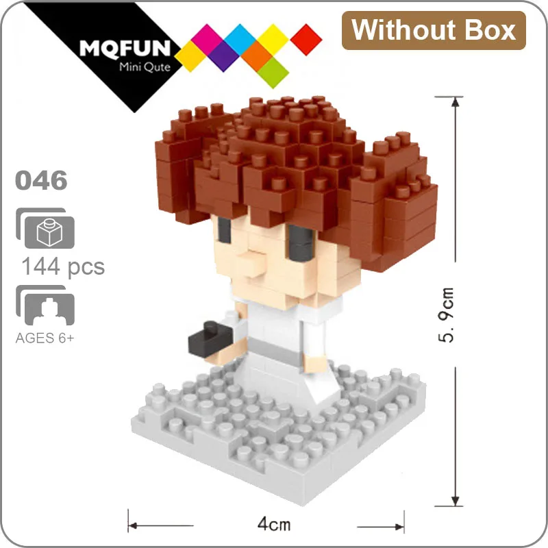 LNO 046 Without Box LNO Звездные войны Штурмовик BB8 R2D2 йода Дарт Вейдер пластик фильм Строительные блоки Кирпич DIY Модель Фигурки обучающая игрушка - Цвет: LNO 046 Without Box