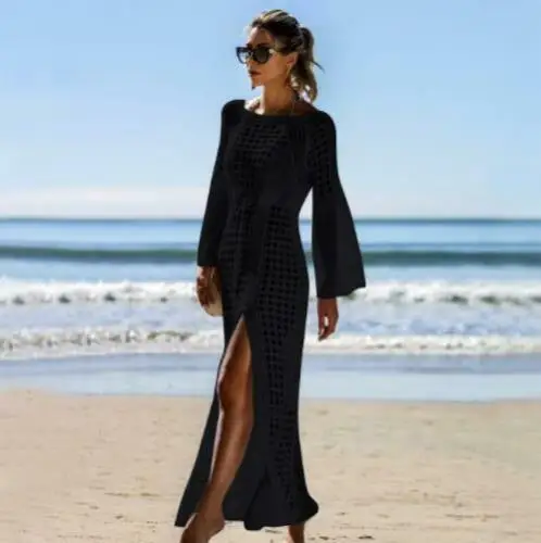 

Ther New Women Lace Crochet Bikini Cover Up Swimwear Bathing Summer Swimwear Beachwear
