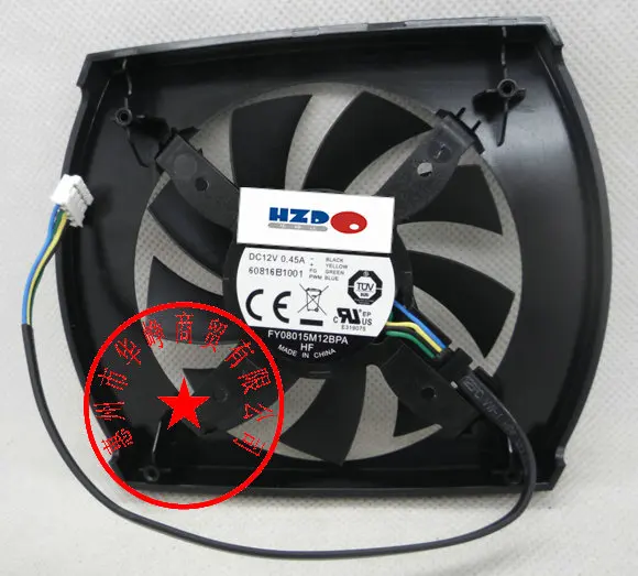 Новый оригинальный FY08015M12BPA FY08015M12LPA 12v 0.45a PNY GTX650 GTX650Ti Вентилятор Охлаждения