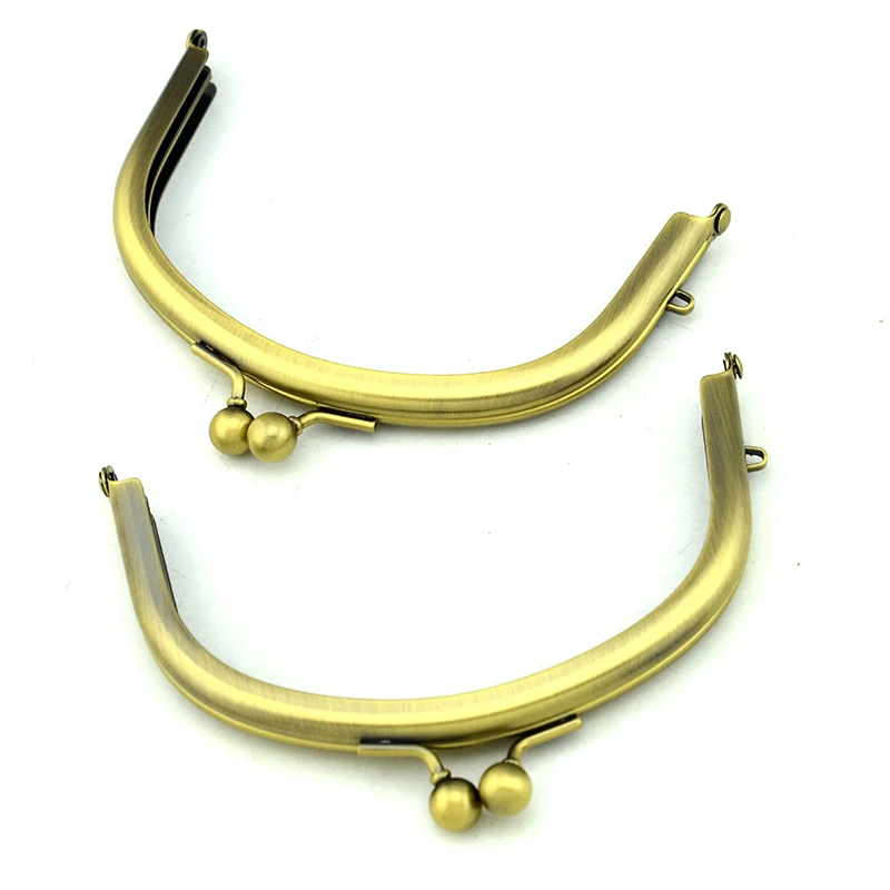 Бронзовая полукруглая сумка кошелек 12 см * 7 5 с одиночной петлей|Детали и