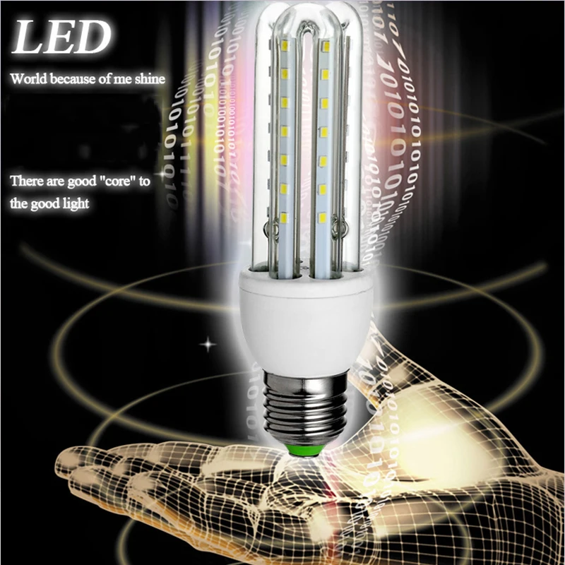 Большая распродажа светодиодный Домашний Светильник E27 7 Вт 9 12 18 24 30