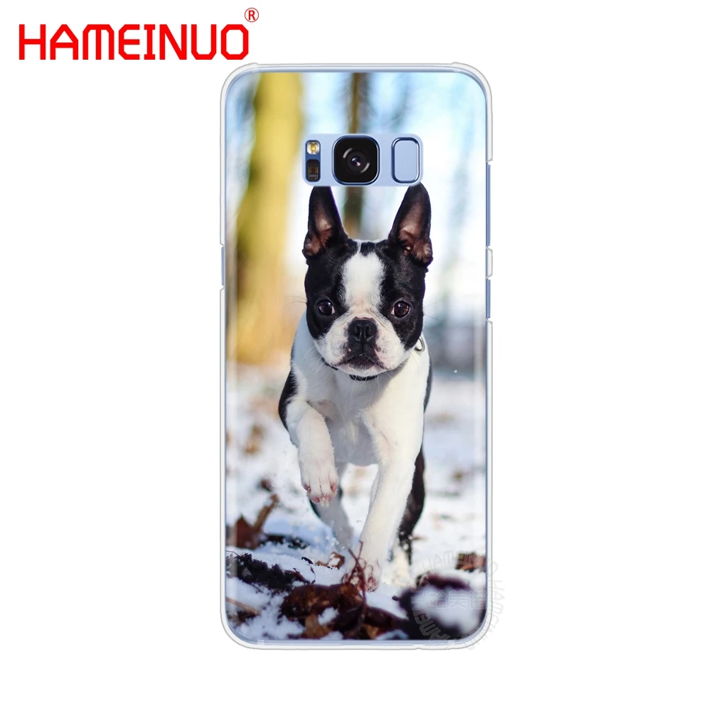 HAMEINUO Чехол для мобильного телефона с французским бульдогом и щенком для samsung Galaxy S9 S7 edge PLUS S8 S6 S5 S4 S3 MINI