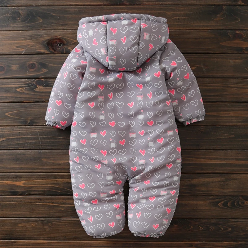 Осенне зимние комбинезоны для маленьких мальчиков и девочек утепленные