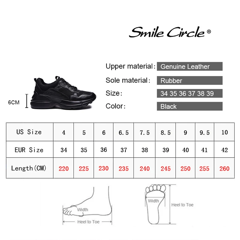 брендовые Женские кроссовки Smile Circle на платформе женские черные весна осень мода 2019|Обувь без каблука| |