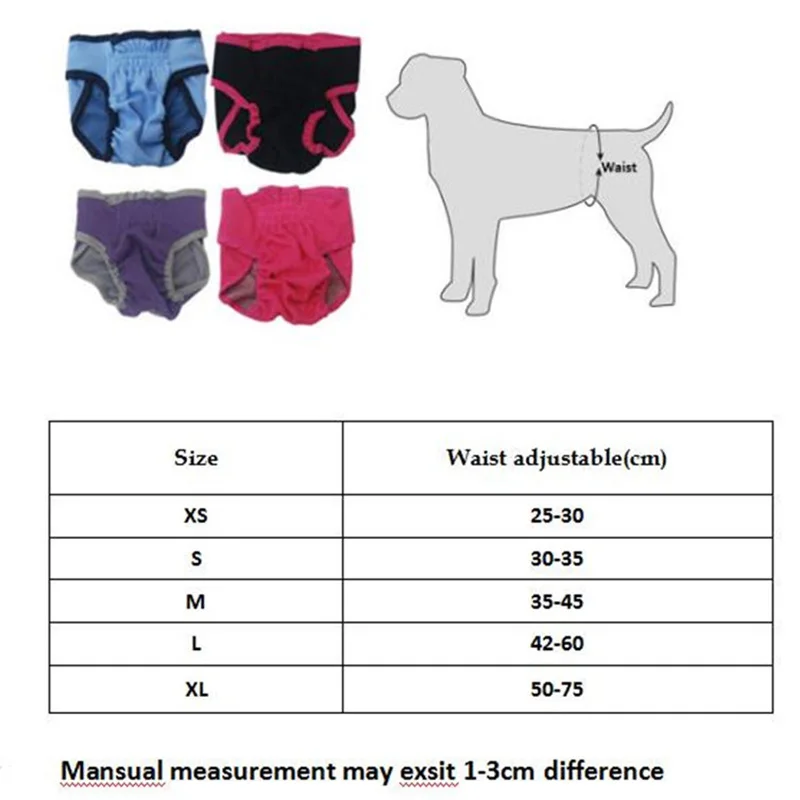 Удобные Хлопковые женские физиологические штаны для кошек и собак гигиенические