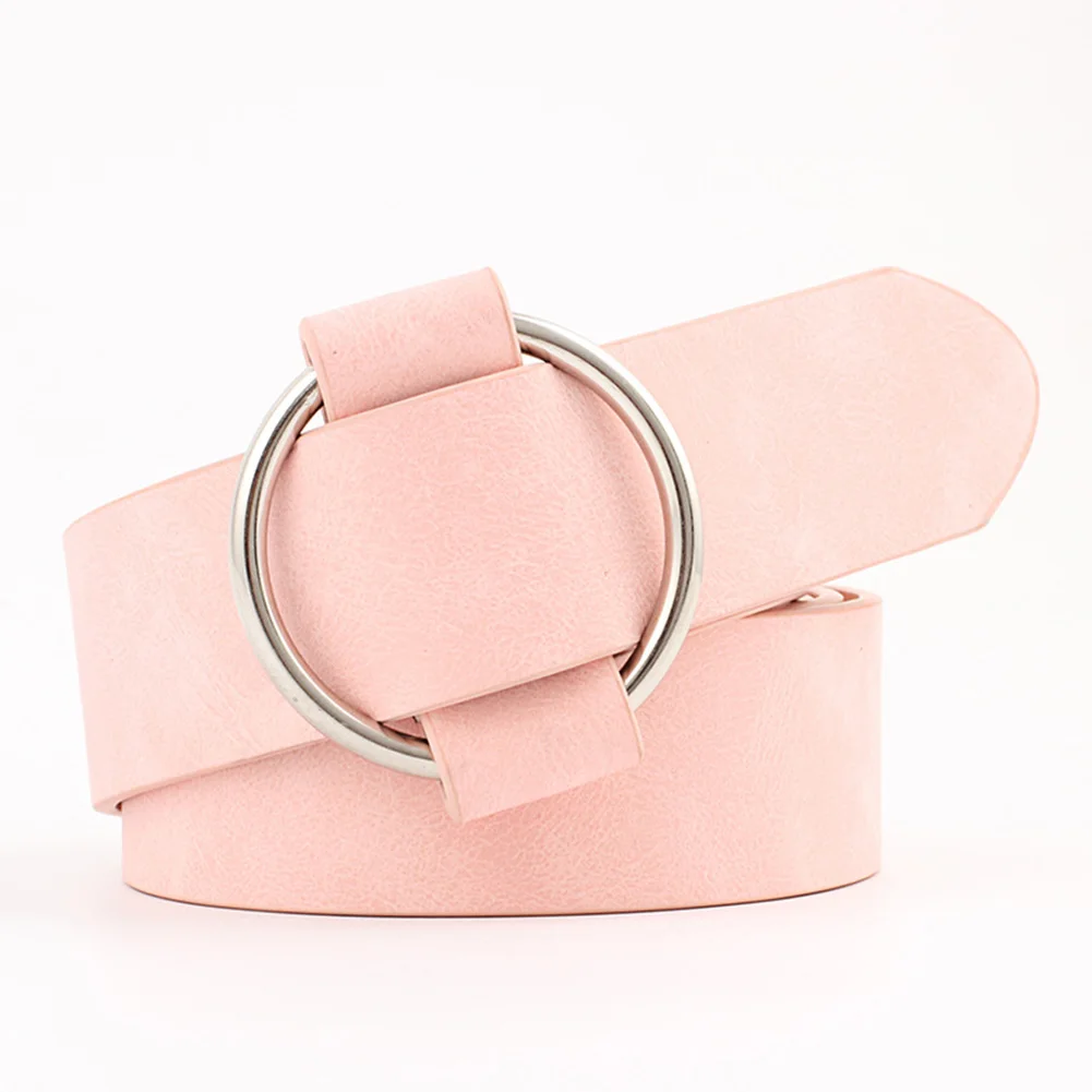 Ceinture женский ремень декоративный широкий джинсы модный однотонный пояс все платья эластичный кожаный ремень Повседневная круглая пряжка