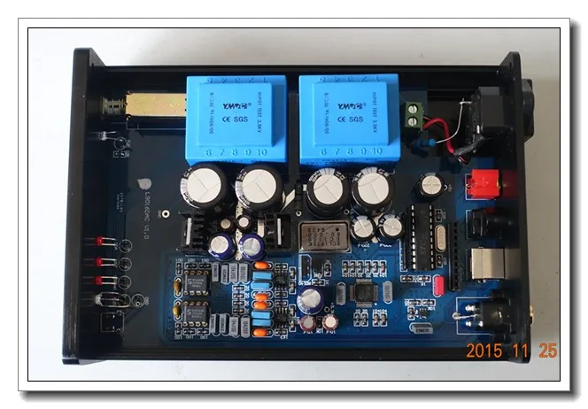 Готовый черный L9016DAC ES9016 HiFi DAC аудио декодер волоконный коаксиальный SA9277 USB DSD декодер
