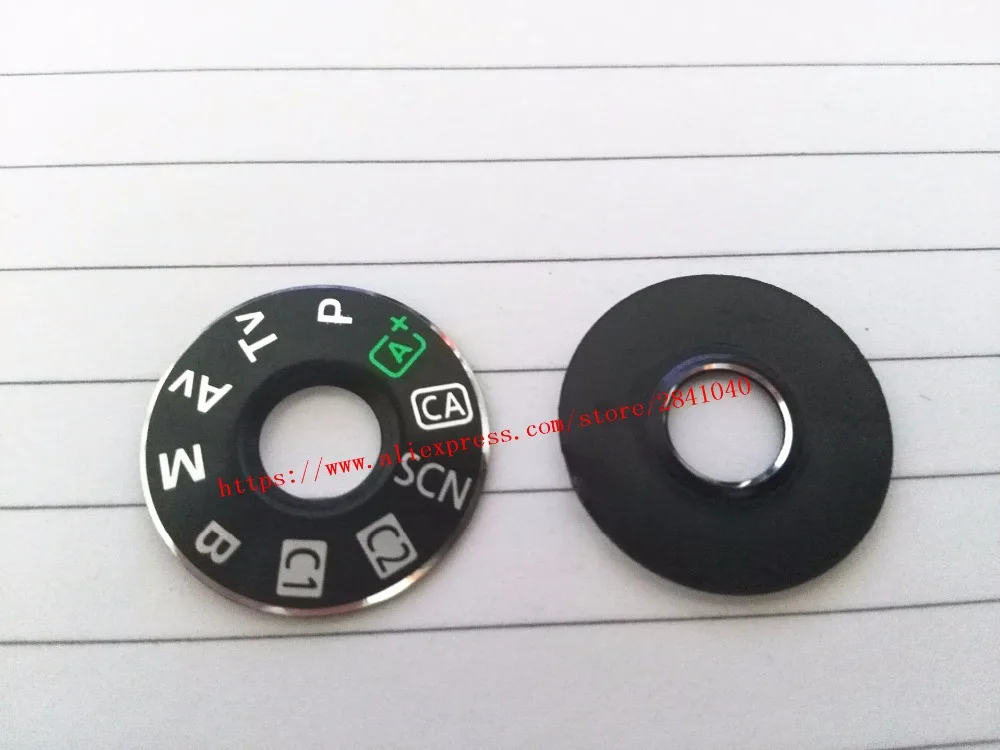 

2PCS DIAL MODE PLATE INTERFACE CAP FOR Canon 6D ORIGINAL OEM Part Repair