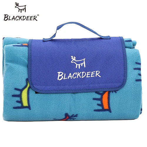 Синий BLACKDEER, складное одеяло для пикника, водонепроницаемое, Пляжное, для кемпинга, для улицы, большое одеяло, Коврик Для Путешествий, Походов, лугов - Цвет: Синий